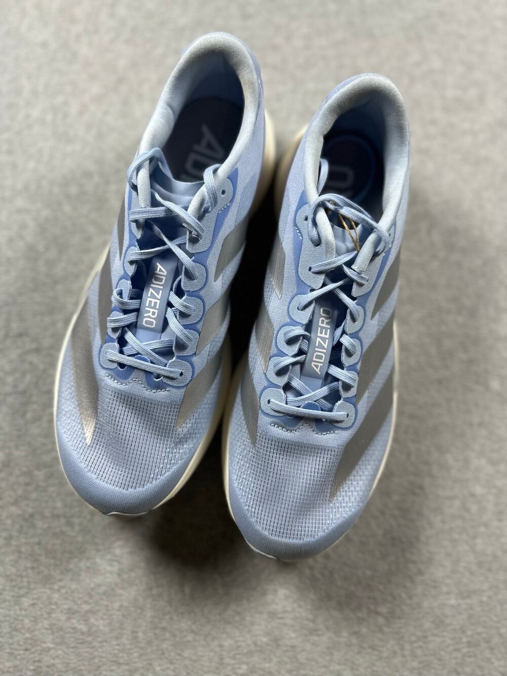 Adidas Adizero Evo SL Athletic Running Sneakers Women's Size 11.5 Blue Low Top